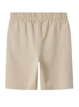 Bermudas Name It Henlo Regular bege para criança