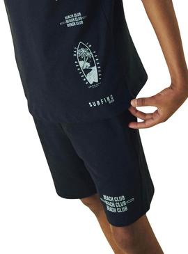 Bermuda Name It Henlo Regular marinho para menino