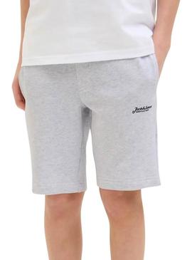 Bermuda Jack e Jones Gordon Beau cinza para crianças
