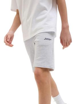 Bermuda Jack e Jones Gordon Beau cinza para crianças