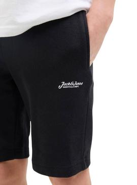 Bermuda Jack e Jones Gordon preto para crianças.