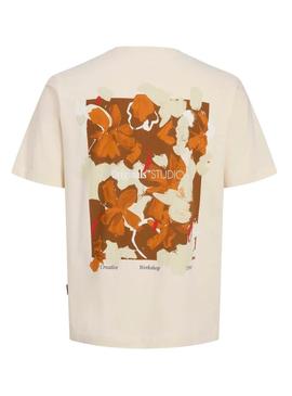 Camiseta Jack And Jones Varenna Pintada bege Criança