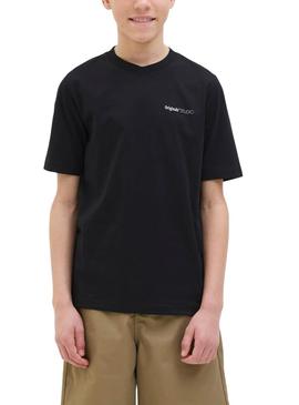 Camiseta Name It Varenna Pintada em preto para menino.