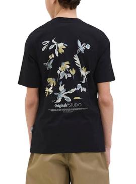 Camiseta Name It Varenna Pintada em preto para menino.