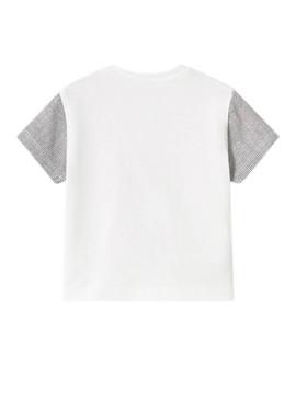 Camiseta Mayoral fantasia Urso branco para Bebê.