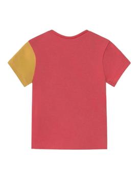 Camiseta Mayoral Pomelo vermelho para bebê.