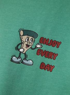 Camisa Name It David Regular verde para menino.