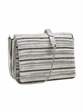 Bolsa Pieces Luise Cross cinza para mulher