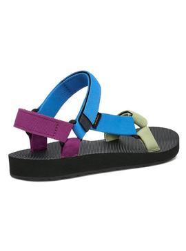 Sandálias TEVA Original Universal Glow multicolor para mulher.