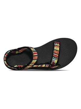Sandálias TEVA Original Universal Geo multicolor para mulher.
