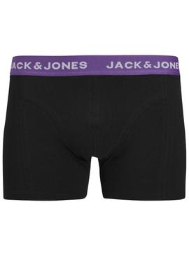 Conjunto de cuecas Jack and Jones multicolor para homem.