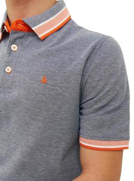 Polo Jack and Jones em jaspeado para homem.