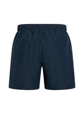 Calção de banho Calvin Klein Monograma marinho para homem