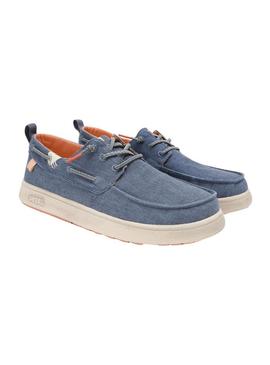 Náutico Walkin Pitas Maui Flax azul para homens.