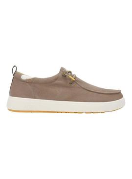 Sapatos Walkin Pitas Wallabi Biarritz taupe para homem.