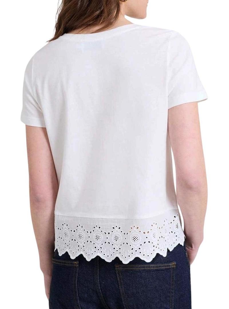 Camiseta Naf Naf Alex branca para mulher.