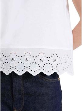 Camiseta Naf Naf Alex branca para mulher.