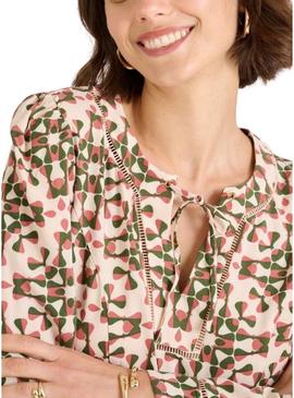 Camisa Naf Naf Losangos multicolor para mulher