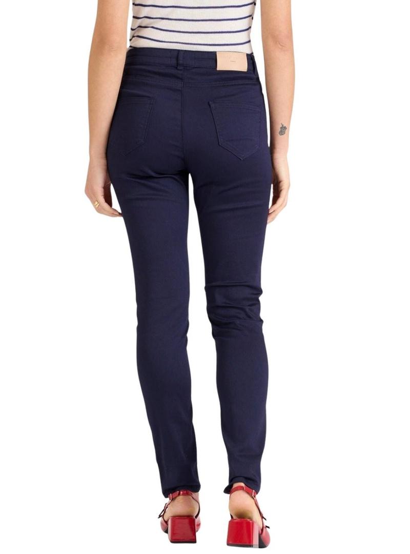 Calça justa azul marinho Naf Naf para mulher