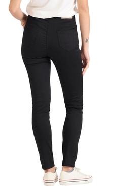 Calça justa preta Naf Naf para mulher