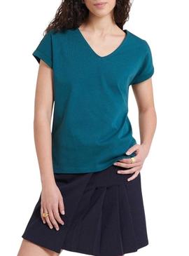 Camisa Naf Naf Sacha verde para mulher