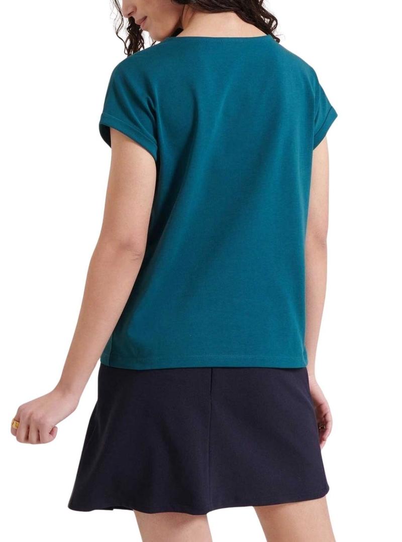 Camisa Naf Naf Sacha verde para mulher