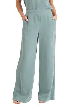 Calça Naf Naf Gala verde turquesa para mulher