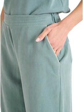 Calça Naf Naf Gala verde turquesa para mulher