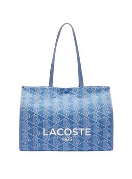 Bolsa Lacoste Shopper Heritage denim para mulheres.