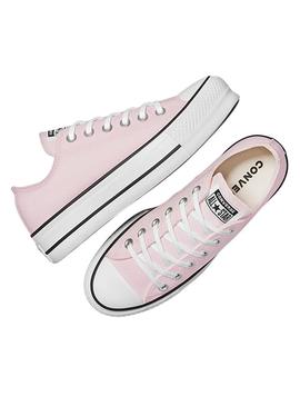 Sneaker Converse Chuck Taylor All Star Low Plataforma rosa