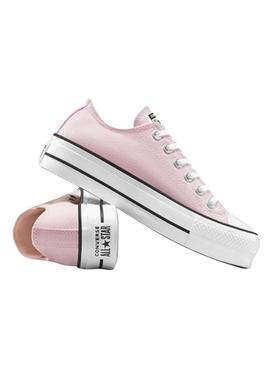 Sneaker Converse Chuck Taylor All Star Low Plataforma rosa