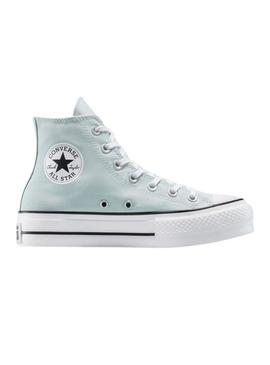 Sneaker Converse Chuck Taylor All Star plataforma azul turquesa