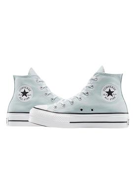 Sneaker Converse Chuck Taylor All Star plataforma azul turquesa