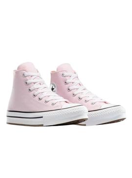 Sneakers Converse Chuck Taylor All Star plataforma rosa.