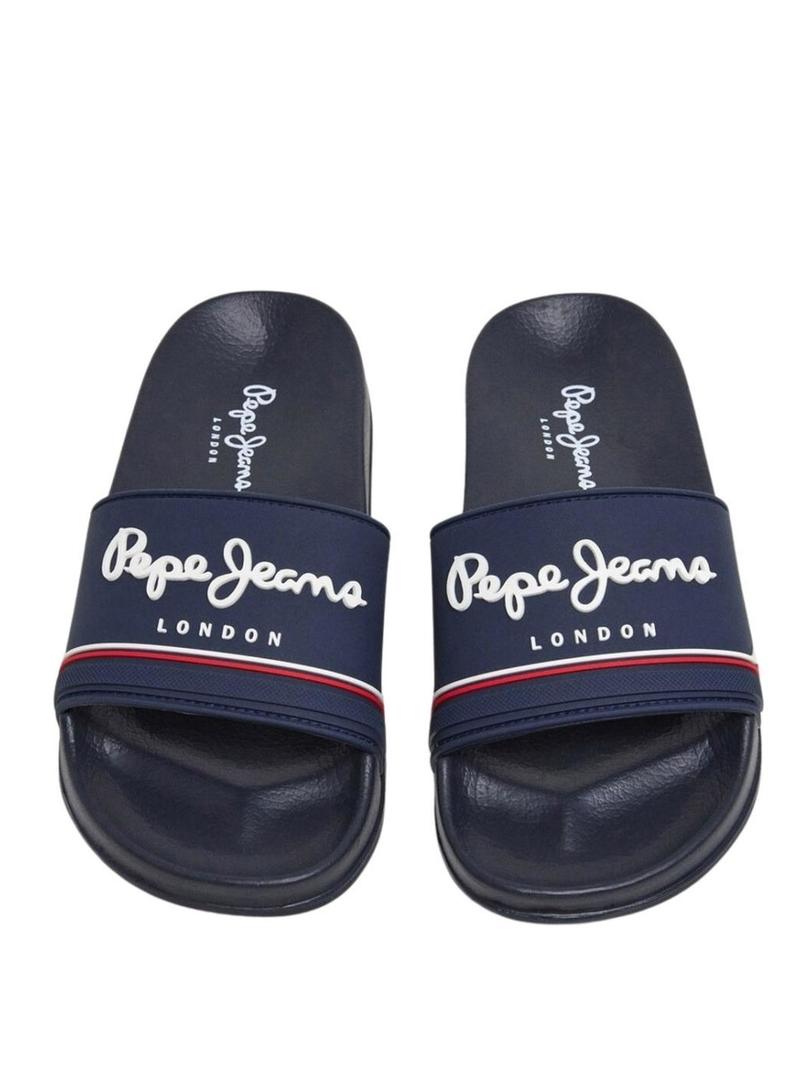 Chinelos Pepe Jeans Slider azul marinho para homem