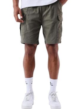 Projeto Bermuda X Paris verde técnico para homem.