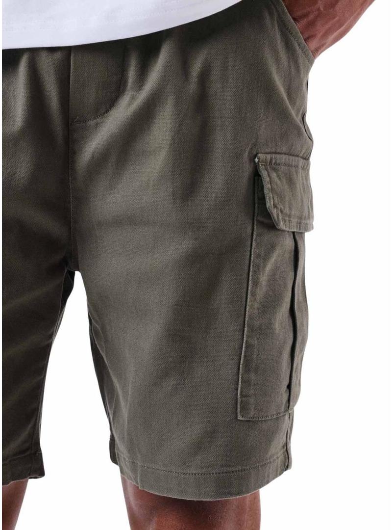 Projeto Bermuda X Paris verde técnico para homem.