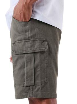 Projeto Bermuda X Paris verde técnico para homem.