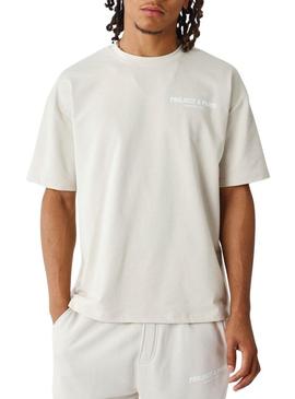 Camiseta Project x Paris Club Members bege para homem.