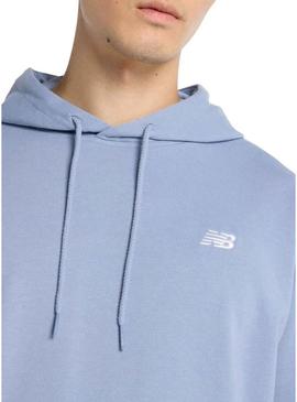 Moletom New Balance Sport Essentials azul para homem.
