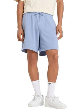 Bermudas New Balance Sport Essentials azuis para homem