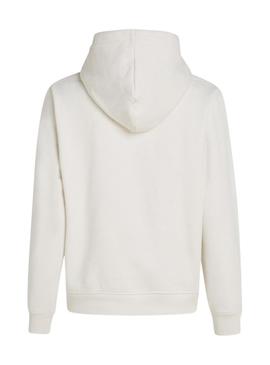 Moletom Calvin Klein Jeans Gradient bege para mulher.