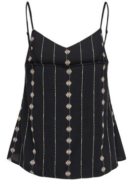 Top Only Viana preto para mulher