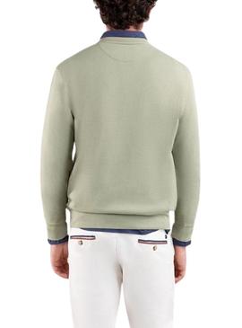 Moletom El Ganso básico verde para homem.