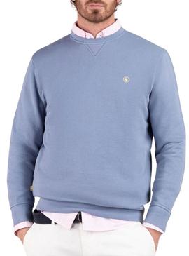 Moletom El Ganso básico azul para homem.