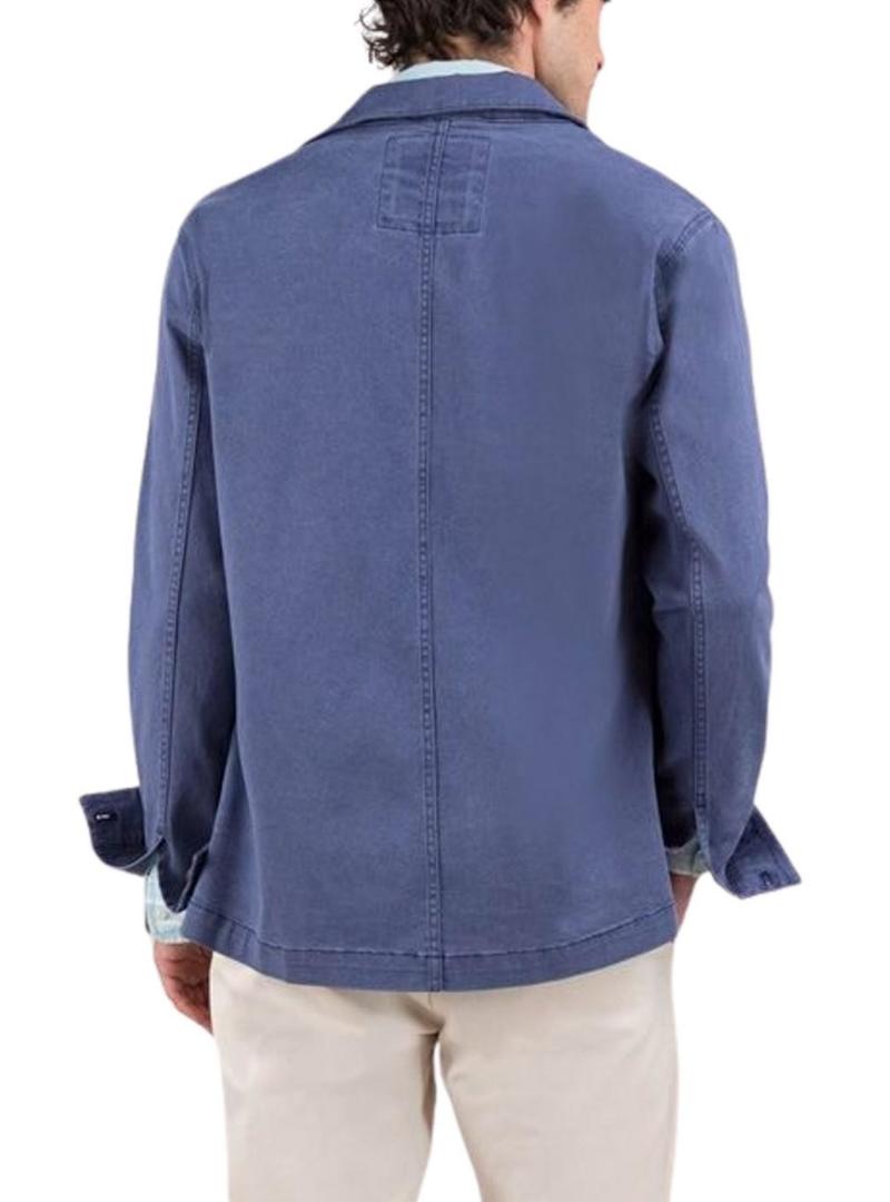 Camisa de sobretudo El Ganso Garment azul marinho para homem