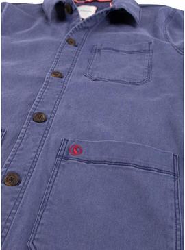 Camisa de sobretudo El Ganso Garment azul marinho para homem