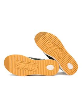 Sapatos náuticos Walkin Pitas Bay verde para homem.