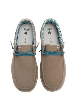 Sapatos Wallabi Walkin Pitas topo para homens.