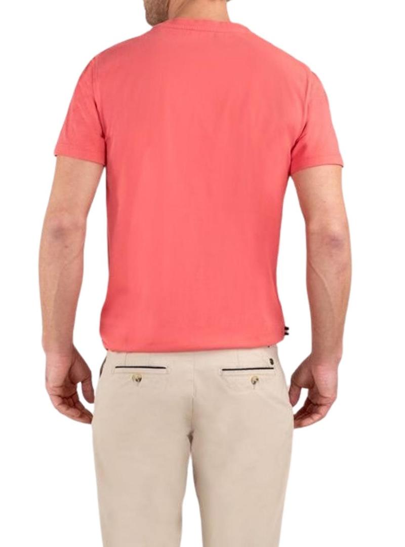 Camiseta El Ganso Basic coral para homem.